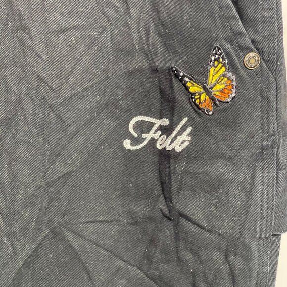 FELT (ForEveryLivingThing) Streetwear Cargo Pants Men's Size M Butterfly Emb - Picture 3 of 8